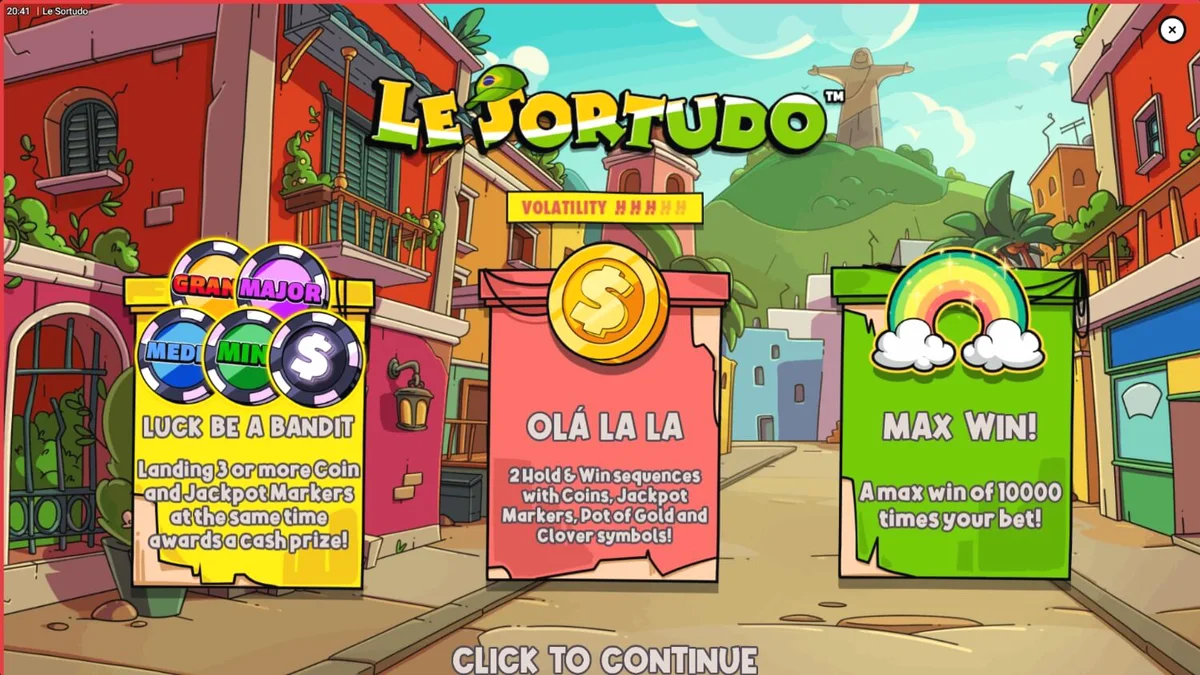 Smokey o guaxinim em uma cena de carnaval brasileiro no slot Le Sortudo